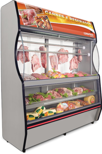 Detalhes do produto VITRINE PARA CARNES REFRIGERADA